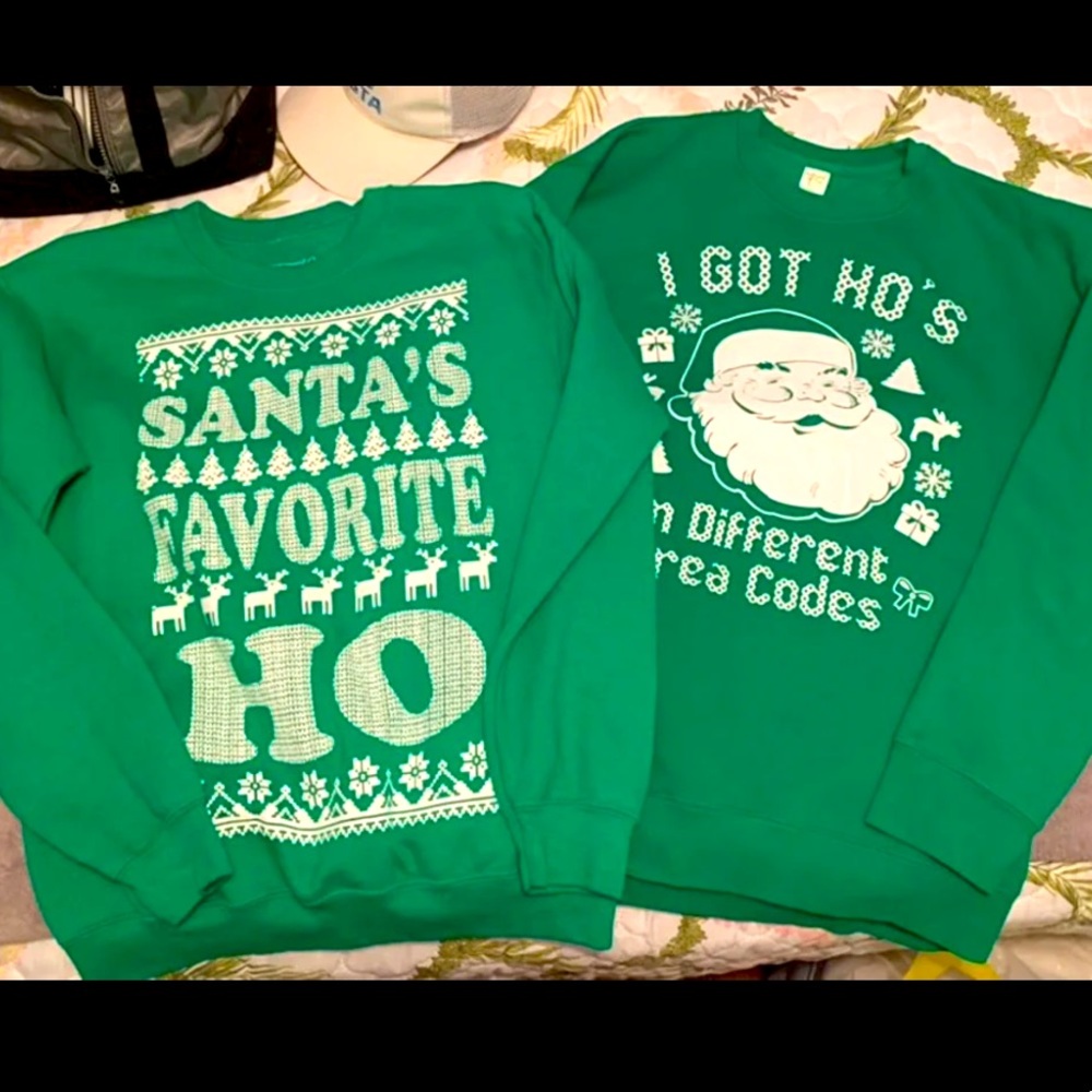 Couples Christmas sweatshirts